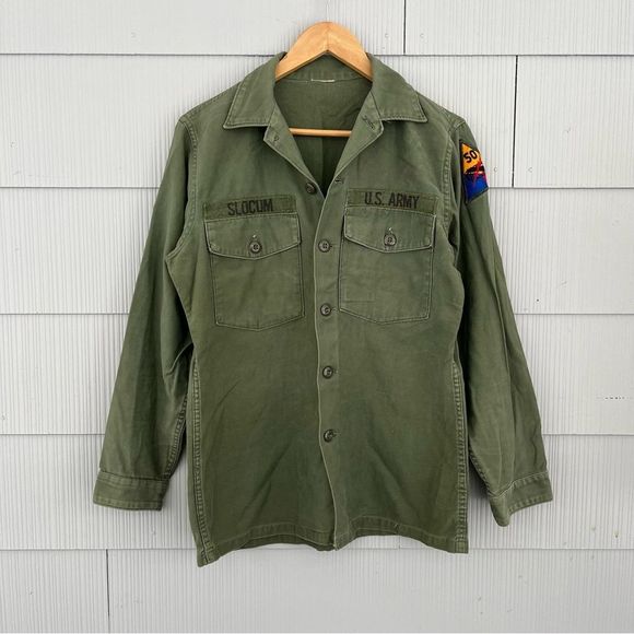 Vintage Shirts 96sarmy Shirt Jacket Vintage Vietnam War Us Army